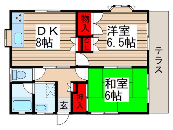 コ－ポ・アイランドＡ１の物件間取画像